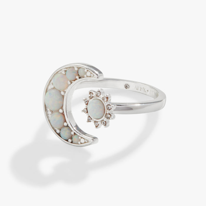 Moon + Sun Opal Ring