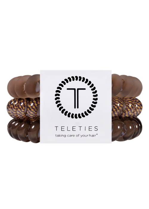 new Teletie mix Morning Brew Large Hair Ties coil