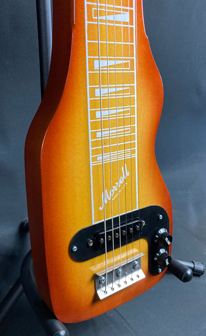 Morrell USA PLUS Series 6-String Lap Steel Guitar Sienna Sunburst Finish