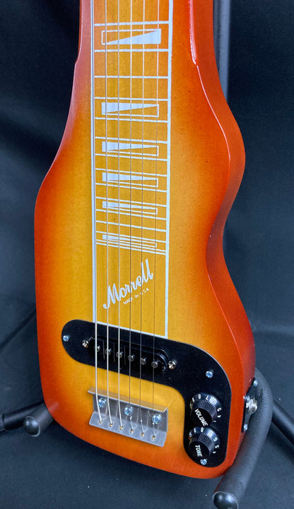 Morrell USA PLUS Series 6-String Lap Steel Guitar Sienna Sunburst Finish
