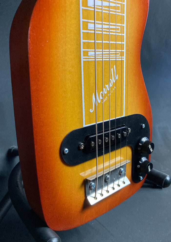 Morrell USA PLUS Series 6-String Lap Steel Guitar Sienna Sunburst Finish