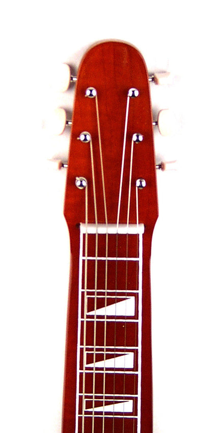 Morrell USA PLUS Series 6-String Lap Steel Guitar Transparent Red Finish