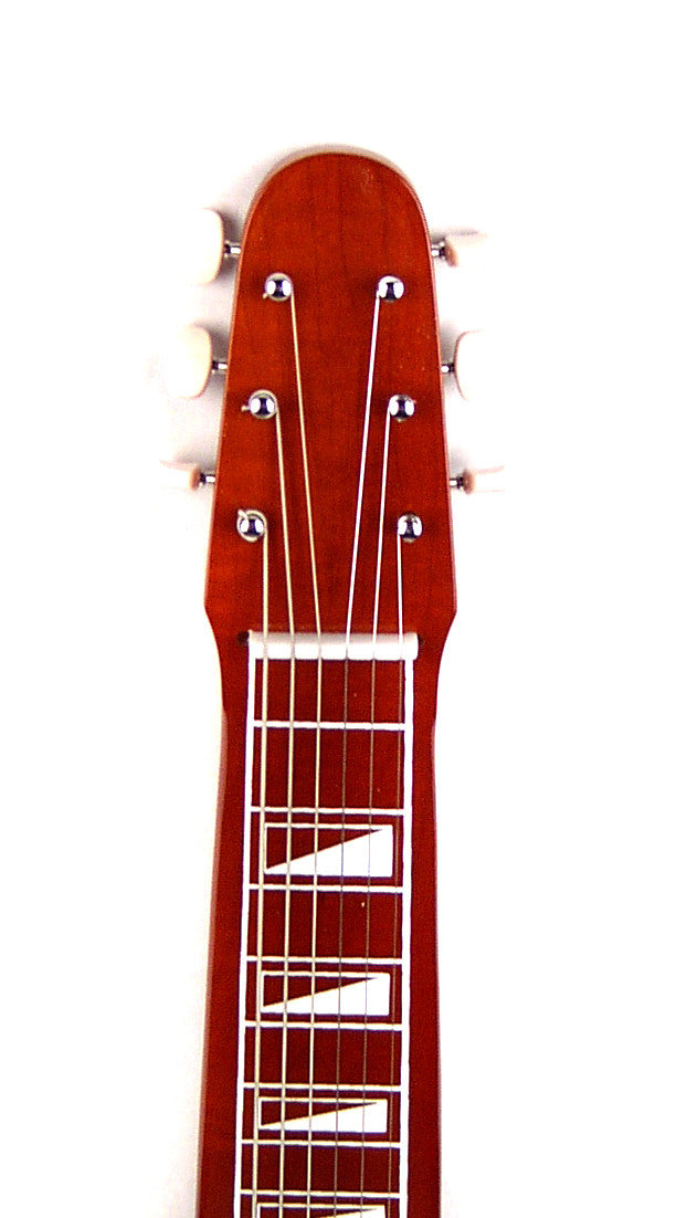 Morrell USA PLUS Series 6-String Lap Steel Guitar Transparent Red Finish