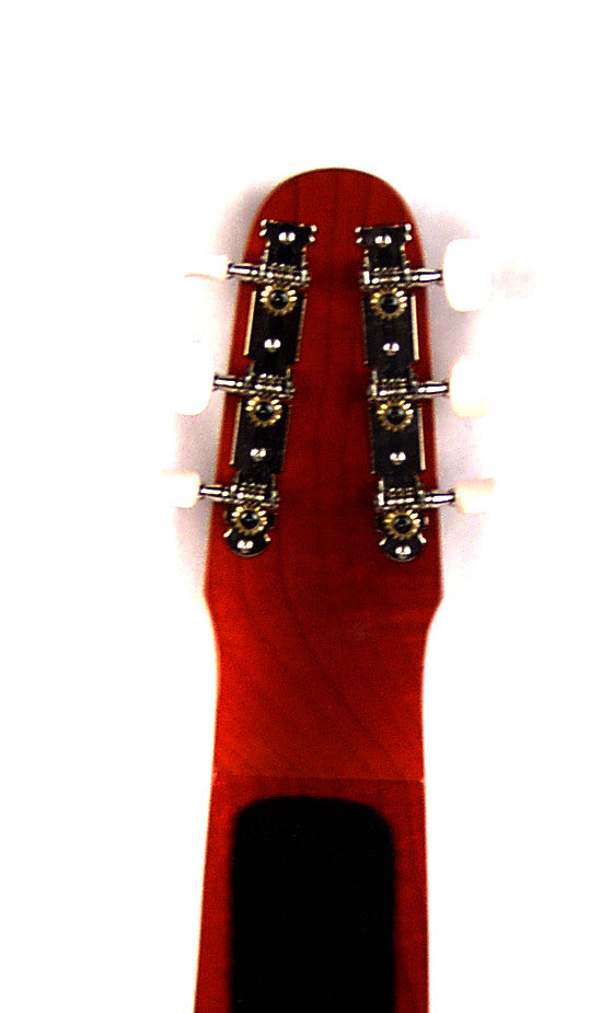 Morrell USA PLUS Series 6-String Lap Steel Guitar Transparent Red Finish