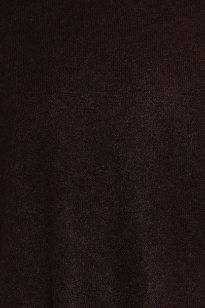 Petal and Pup USA KNITWEAR Morris Short Sleeve Oversized Sweater Tee - Dark Chocolate