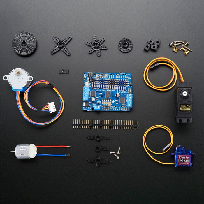 Motor party add-on pack for Arduino by Adafruit - The Pi Hut