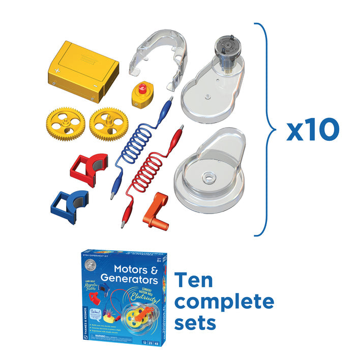 Motors & Generators - Classroom Bundle 10-Pack STEM Thames & Kosmos