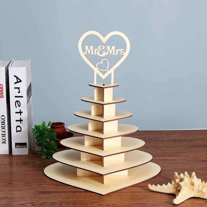 Mr and Mrs Heart Theme Wedding Chocolate Display Stand