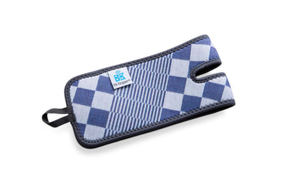 Mr. Gripper afgiethulp blauw geruit geplooid