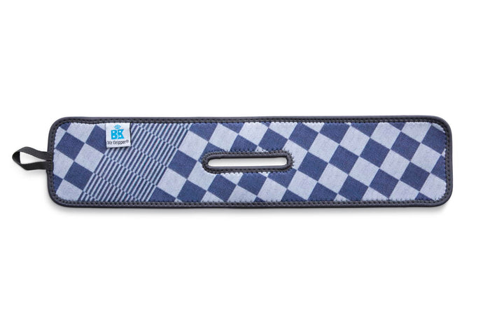 Mr. Gripper afgiethulp blauw geruit bovenaanzicht