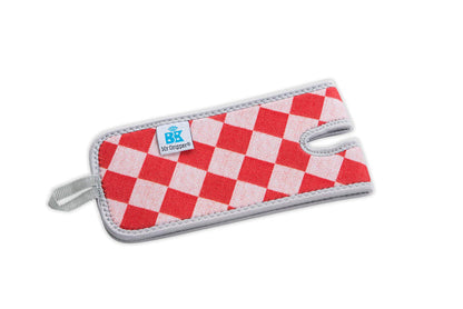 Mr. Gripper afgiethulp rood geruit gevouwen