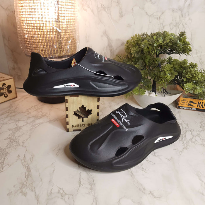 MSJ-004 BLACK - Maha fashions -  Men Footwear