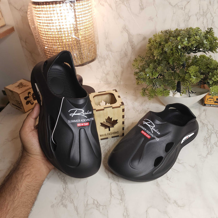 MSJ-004 BLACK - Maha fashions -  Men Footwear