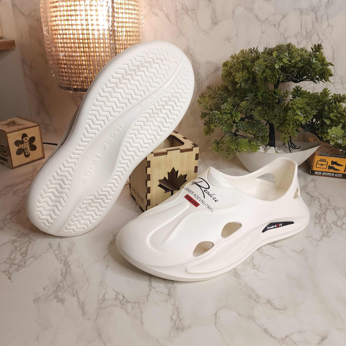 MSJ-004 WHITE - Maha fashions -  Men Footwear