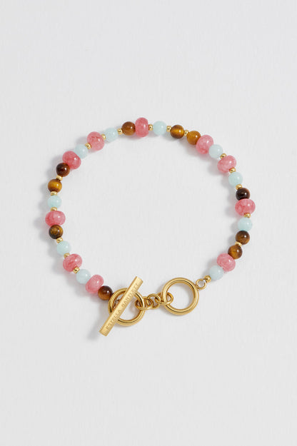 Multi Facet Gemstone Bracelet