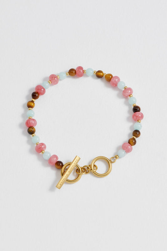 Multi Facet Gemstone Bracelet