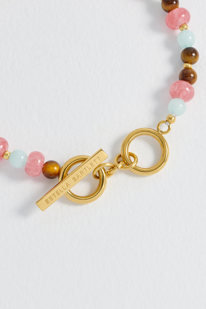 Multi Facet Gemstone Bracelet