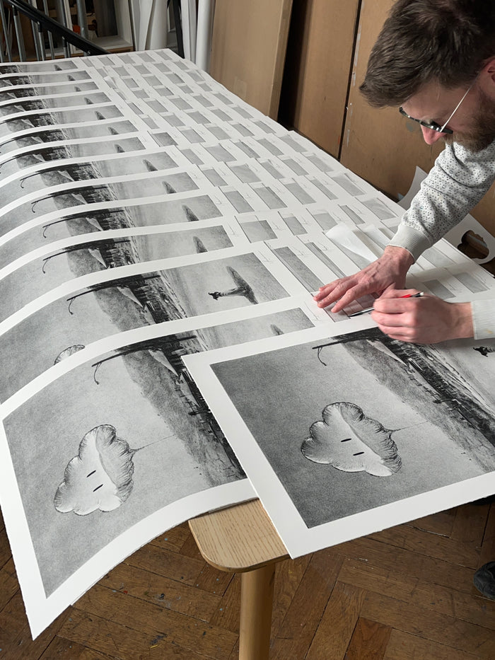 MURMURE - Cast Shadow - Hand Finished etching ed of 50