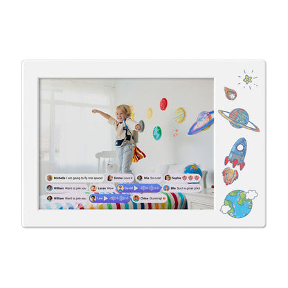 myFirst Frame Doodle 9 - 9" Drawing Tablet - White | 256-FF0901SA-WE01