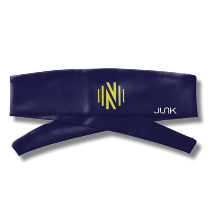 Nashville SC: Logo Navy Flex Tie Headband - View 3