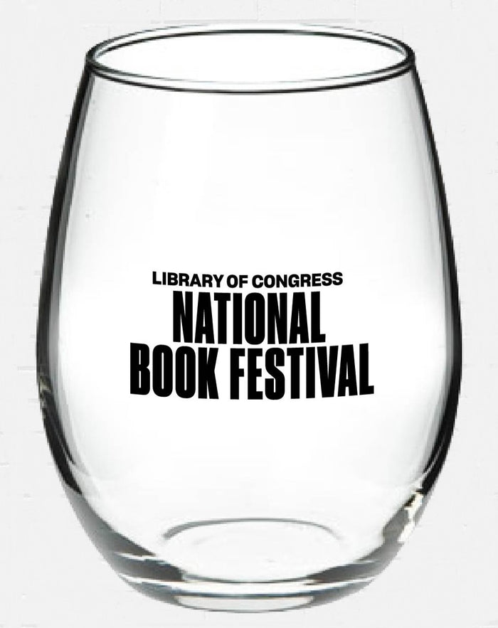 National Book Festival Wine Glass