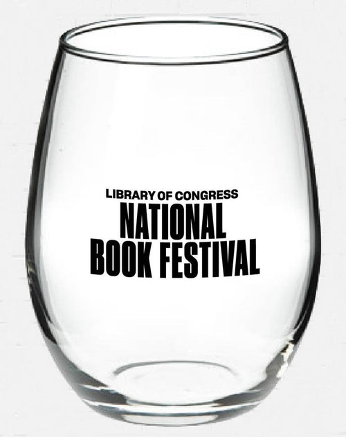 National Book Festival Wine Glass