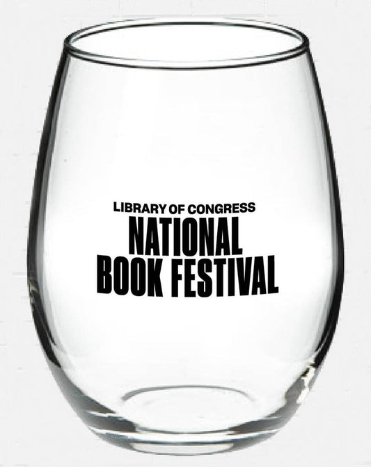 National Book Festival Wine Glass