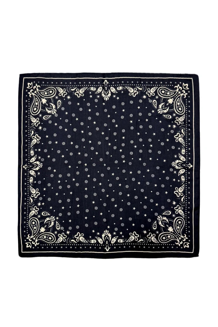 Navy Paisley Wildrag Bandana