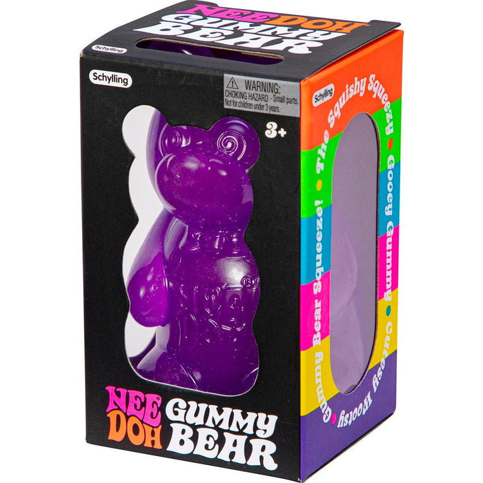 Nee Doh Gummy Bear 4 Inch Squish Ball Fidget Toy - Owl & Goose Gifts