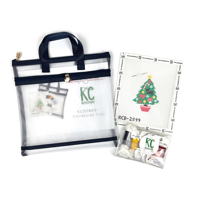 Needlepoint Canvas: Christmas Tree Kit