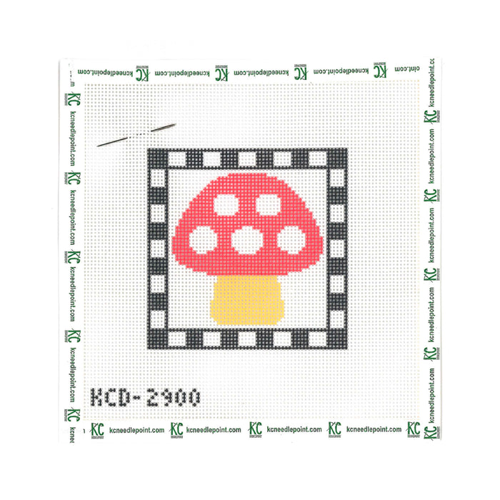 Needlepoint Canvas: Mushroom Square Kit