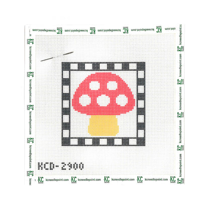 Needlepoint Canvas: Mushroom Square Kit
