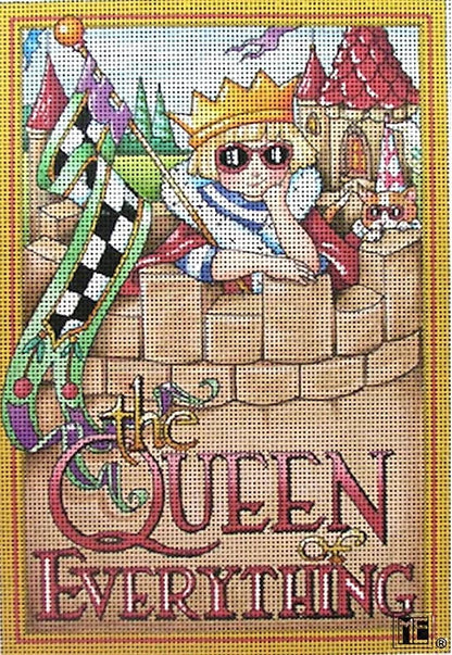 Needlepoint Canvas: Queen of Everything