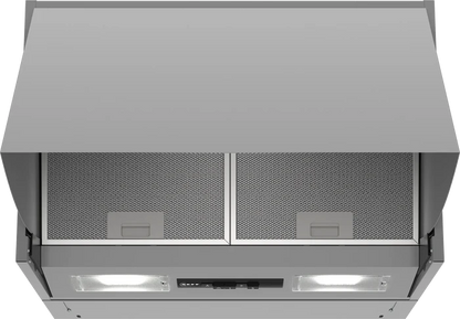 NEFF D61MAC1X0B N30 60cm integrated cooker hood in Silver