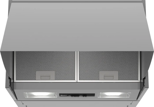 NEFF D61MAC1X0B N30 60cm integrated cooker hood in Silver