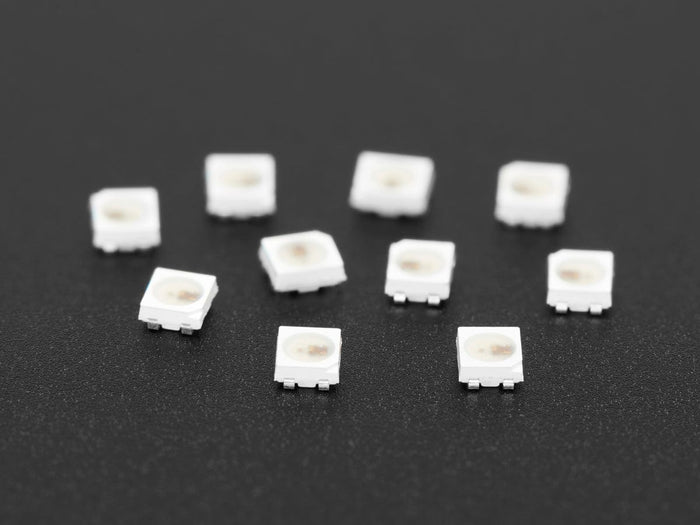 NeoPixel Nano 2427 RGB LEDs w/ Integrated Driver Chip - 10 Pack by The Pi Hut - The Pi Hut