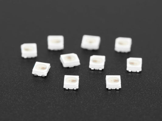 NeoPixel Nano 2427 RGB LEDs w/ Integrated Driver Chip - 10 Pack by The Pi Hut - The Pi Hut