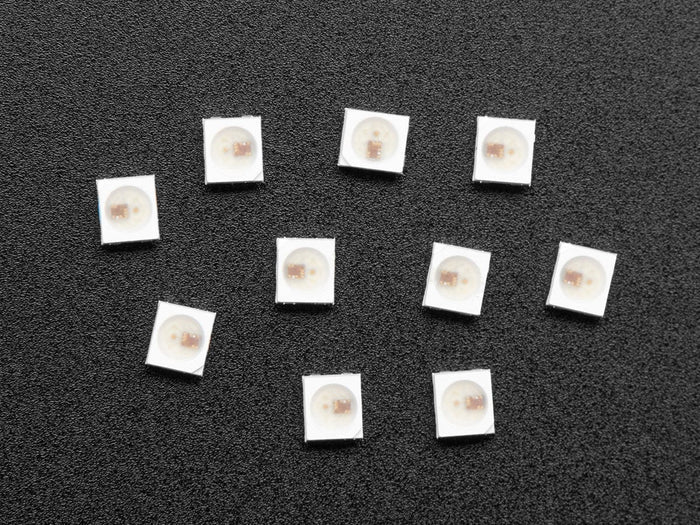 NeoPixel Nano 2427 RGB LEDs w/ Integrated Driver Chip - 10 Pack by The Pi Hut - The Pi Hut