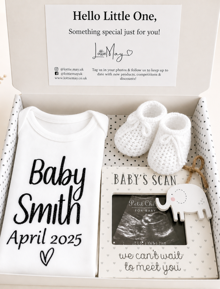 New Baby Announcement Box
