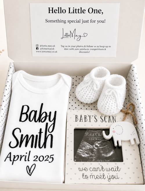 New Baby Announcement Box