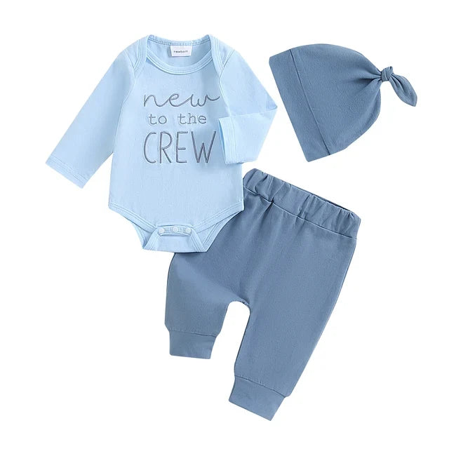 Light Blue Top with Blue Pants / 0-3 months