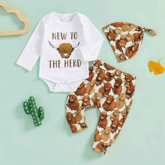NEW TO THE HERD Highland Cow Outfit