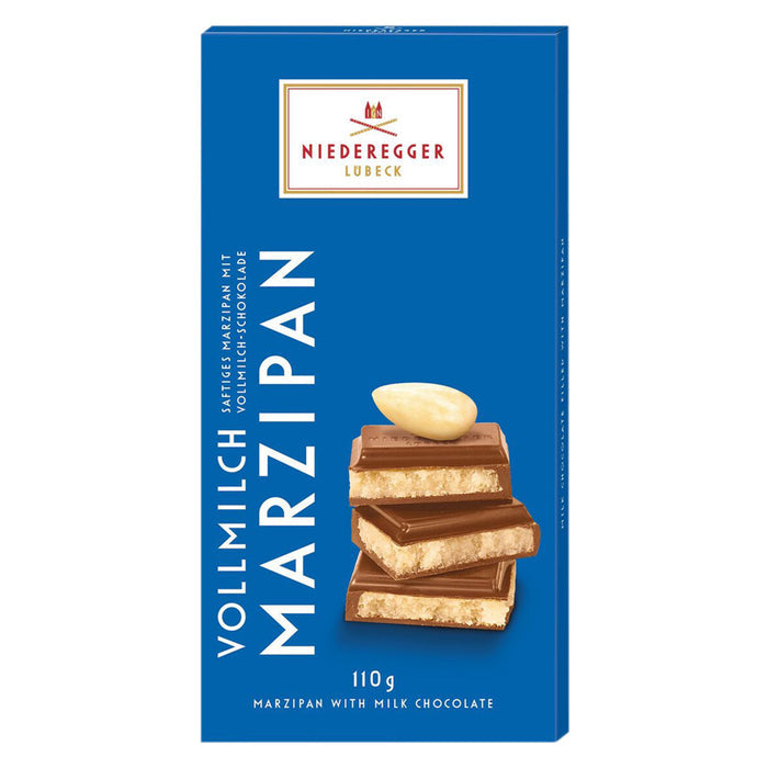 Niederegger Milk Chocolate Marzipan Classic 3.88oz Bar - 10ct