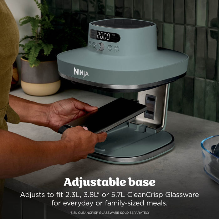 Ninja CRISPi PRO 7-in-1 XL Glass Air Fryer - Ash Grey | AS101UKGY