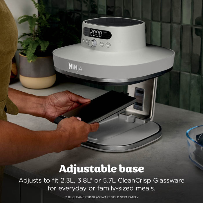 Ninja CRISPi PRO 7-in-1 XL Glass Air Fryer - Bone | AS101UKLG