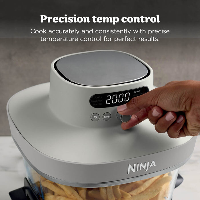Ninja CRISPi PRO 7-in-1 XL Glass Air Fryer - Bone | AS101UKLG