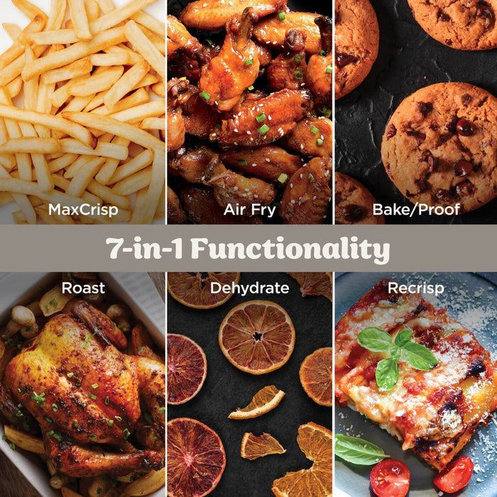 Ninja CRISPi PRO 7-in-1 XL Glass Air Fryer - Bone | AS101UKLG