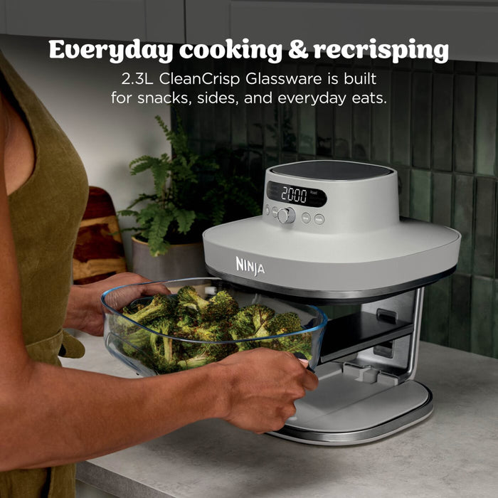 Ninja CRISPi PRO 7-in-1 XL Glass Air Fryer - Bone | AS101UKLG