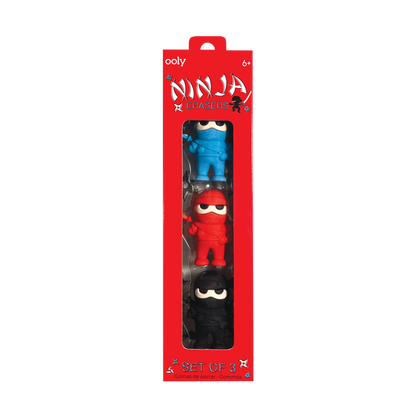 OOLY Ninja Erasers - package