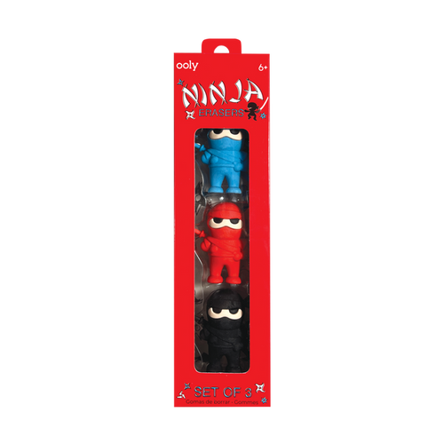OOLY Ninja Erasers - package